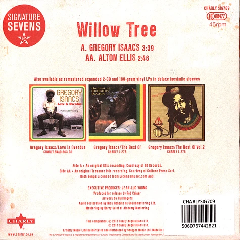 Alton Ellis & Gregory Isaacs - Willow Tree