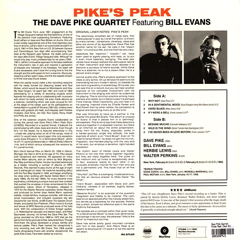 Dave Pike Quartet - Pikes Peak (Feat Bill Evans)