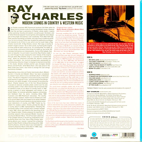 Ray Charles - Modern Sounds In Country & Wes