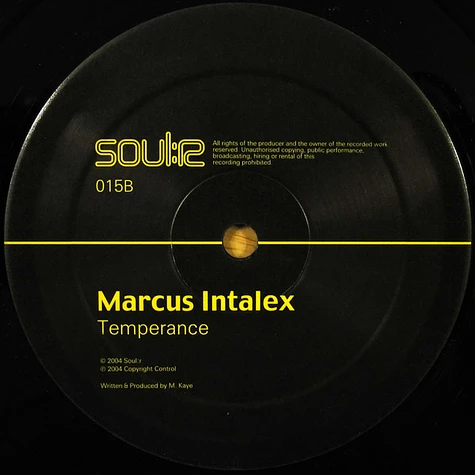 Marcus Intalex - Zumbar / Temperance