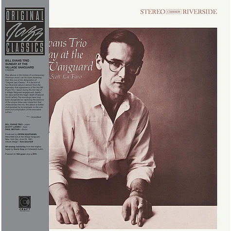 The Bill Evans Trio Featuring Scott LaFaro - Sunday At The Village Vanguard