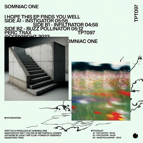 Somniac One - I Hope This Ep Finds You Well Clear Vinyl Edition