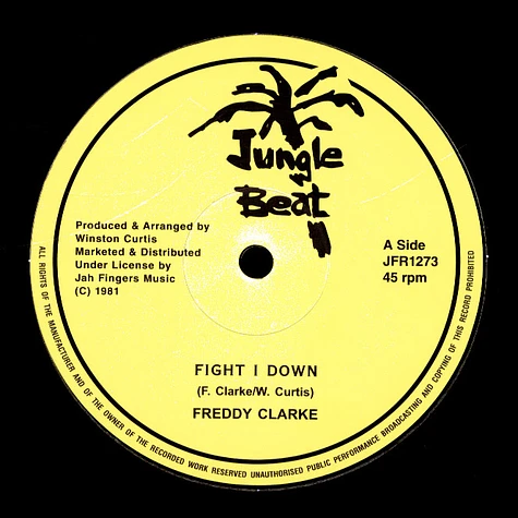 Freddy Clarke / Vin Gordon - Fight I Down / Fire Horns