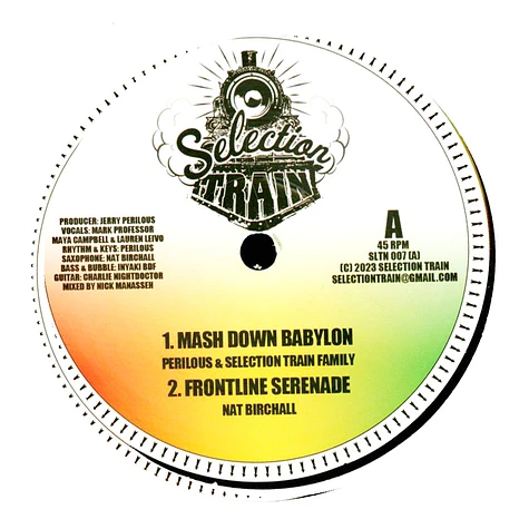 Perilous & Selection Train Family, Nat Birchall - Mash Down Babylon, Frontline Serenade / Dubism, Dub The Frontline