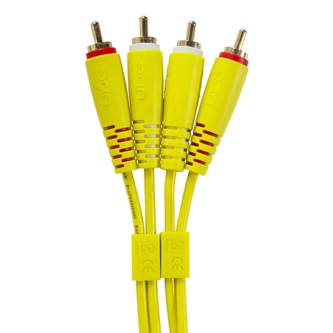 UDG - Ultimate Audio Cable Set RCA - RCA Yellow Straight 1,5m