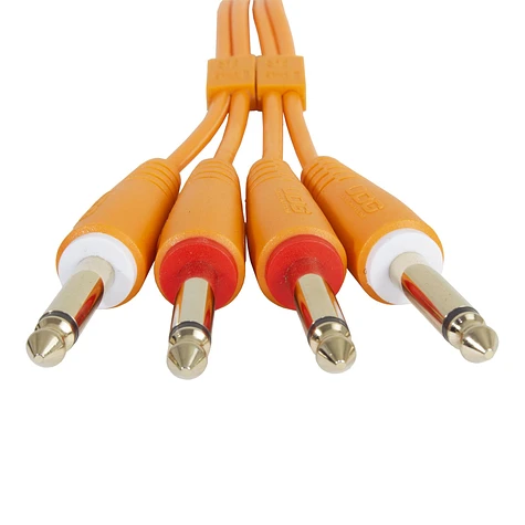 UDG - Ultimate Audio Cable Set 1/4'' Jack-1/4'' Jack Orange Straight 1,5m