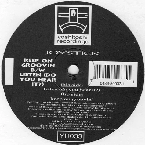 Joystick - Keep On Groovin' / Listen (Do You Hear It?)