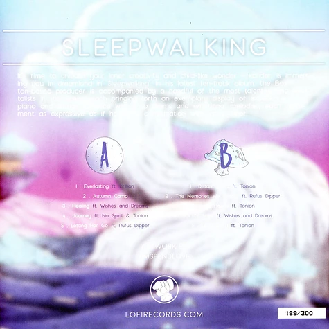 Xander. - Sleepwalking Colored Vinyl Edition
