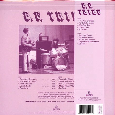 B. F. Trike - B. F. Trike Black Vinyl Edition