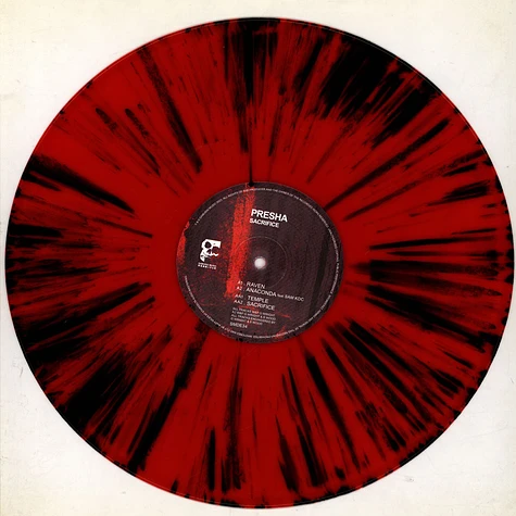 Presha - Sacrifice Red & Black Splatter Vinyl Edition