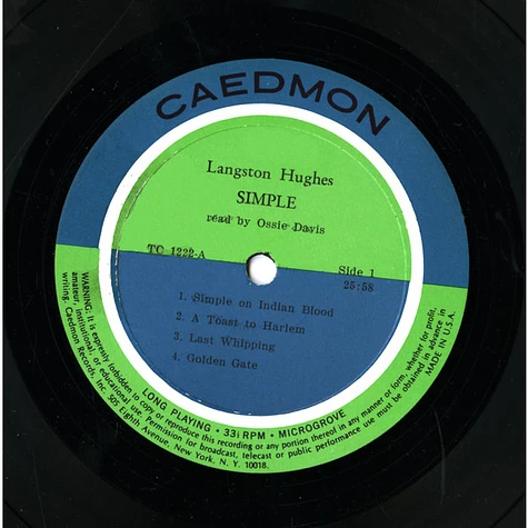 Langston Hughes - Simple