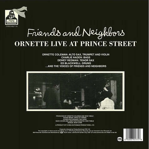 Ornette Coleman - Friends And Neighbors