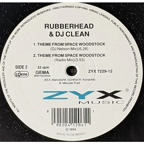 Rubberhead & DJ Clean - Theme From Space Woodstock