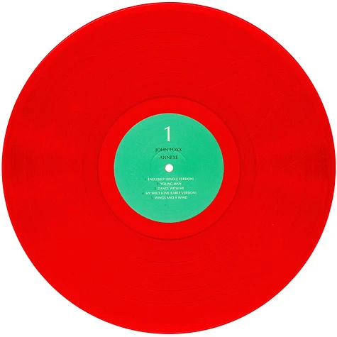 John Foxx - Annexe Red Vinyl Vinyl Edition