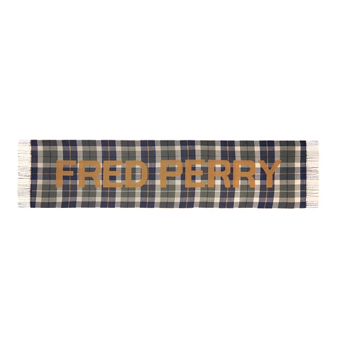 Fred Perry - Oversized Brand Jacquard Scarf
