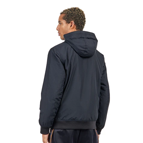 Half zip clearance hooded brentham jacket