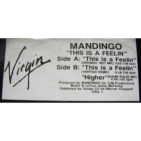 Mandingo - This Is A Feelin'