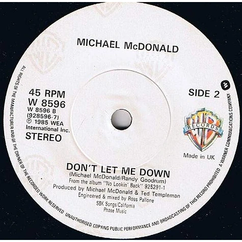 Michael McDonald - Our Love (Theme From No Mercy)