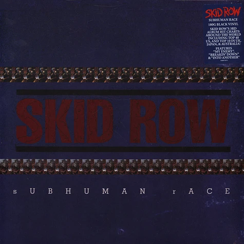 Skid Row - Subhuman Race Black Vinyl Edition