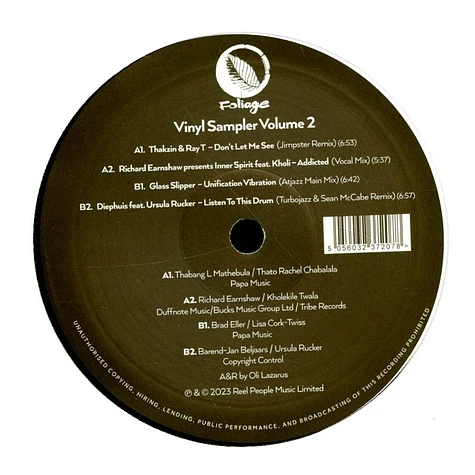 V.A. - Foliage Vinyl Sampler Volume 2