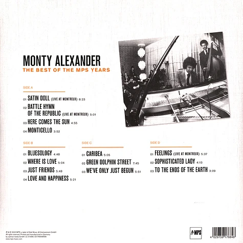 Monty Alexander - The Best Of The Mps Years