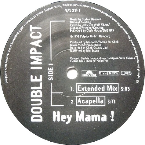 Double Impact - Hey Mama !