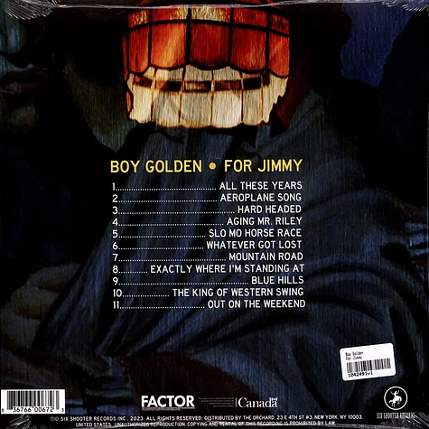 Boy Golden - For Jimmy
