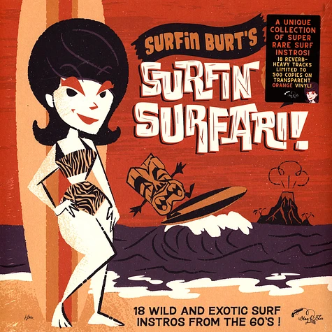 V.A. - Surfin Burt's Surfin Surfari! Orange Vinyl Edition