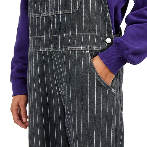 Carhartt WIP - W' Bib Overall Straight "Orlean" Hickory Stripe Denim, 11 oz