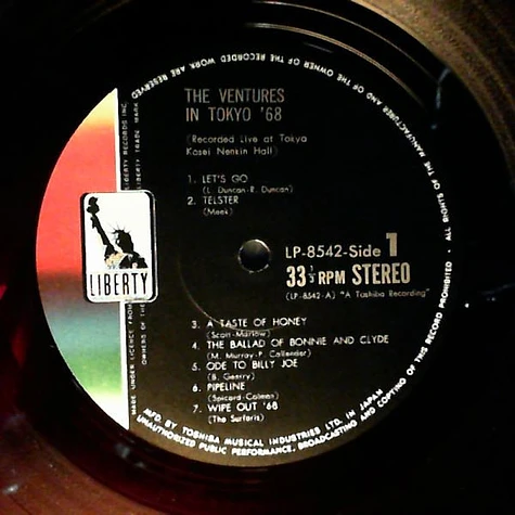 The Ventures - In Tokyo '68 - Vinyl LP - 1968 - JP - Original | HHV