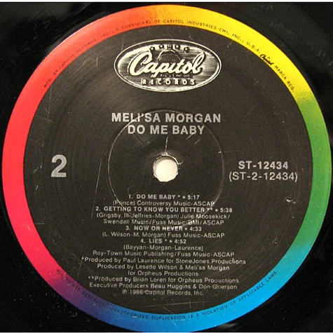 Meli'sa Morgan - Do Me Baby