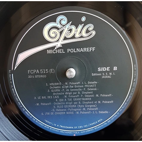 Michel Polnareff - Michel Polnareff - Vinyl LP - 1978 - JP - Original | HHV