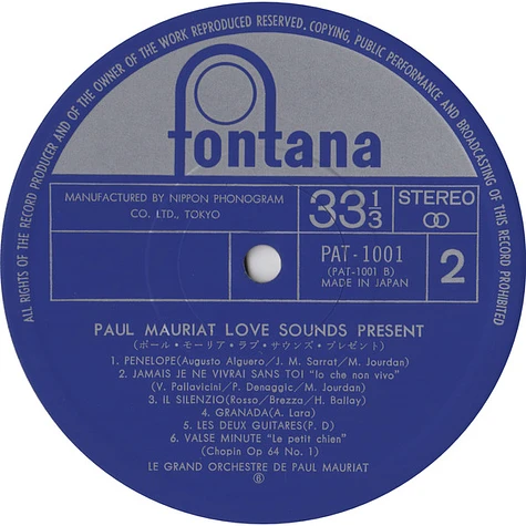 Paul Mauriat - Love Sounds Present