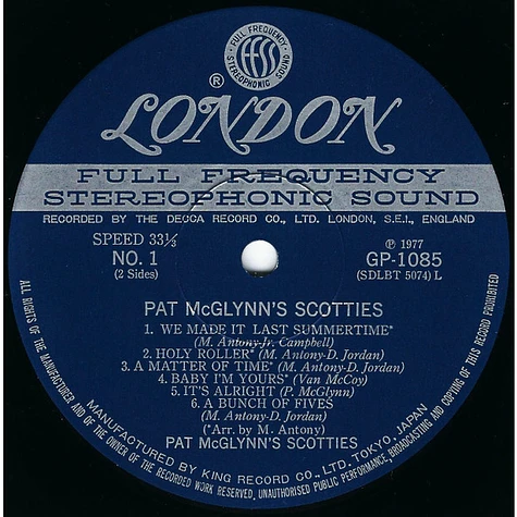Pat McGlynn's Scotties - Pat McGlynn's Scotties