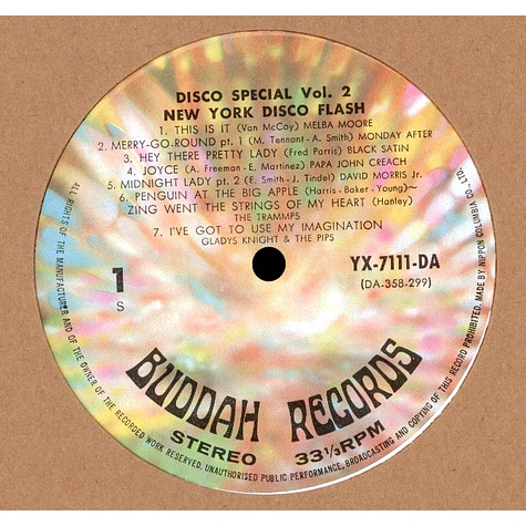 V.A. - New York Disco Flash - Disco Special Vol.2