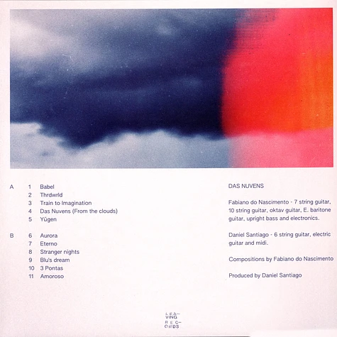 Fabiano Do Nascimento - Das Nuvens Clear / Apple Color In Color Vinyl Edition