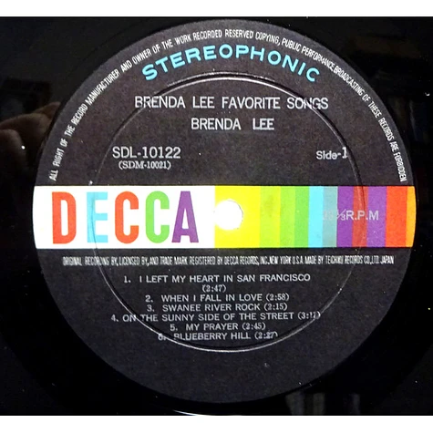 Brenda Lee - Favorite Songs