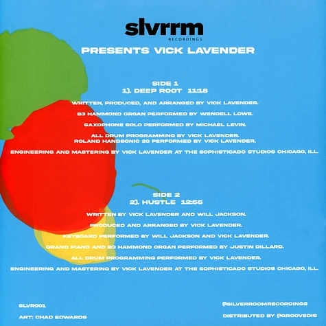 Vick Lavender - Deep Root & Hustle Black Vinyl Edition