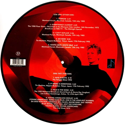 David Bowie - Covers Picture Disc Edition