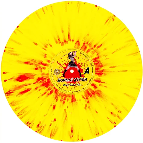 Bonsai Kitten - Done With Hell Yellow Red Splash