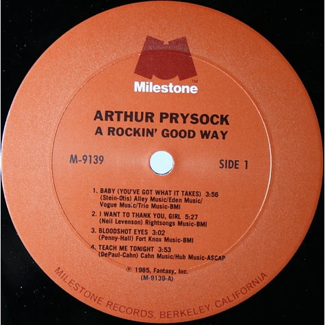 Arthur Prysock - A Rockin' Good Way