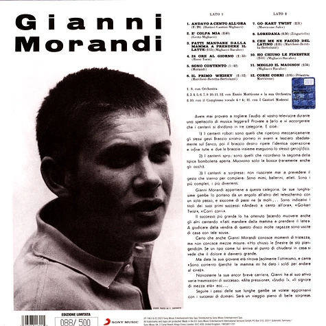 Gianni Morandi - Gianni Morandi Blue Vinyl Edition