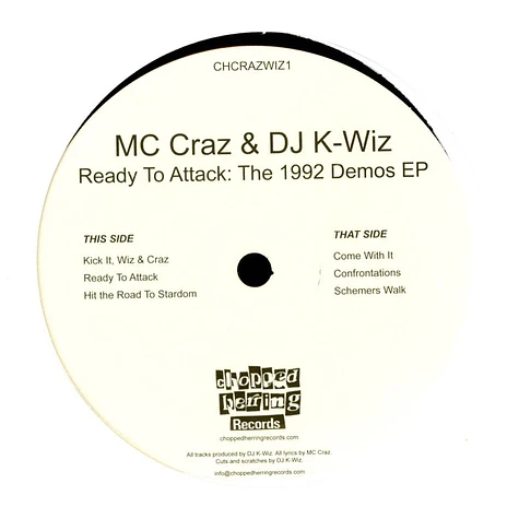 Mc Craz & DJ K-Wiz - Ready To Attack: The 1992 Demos EP