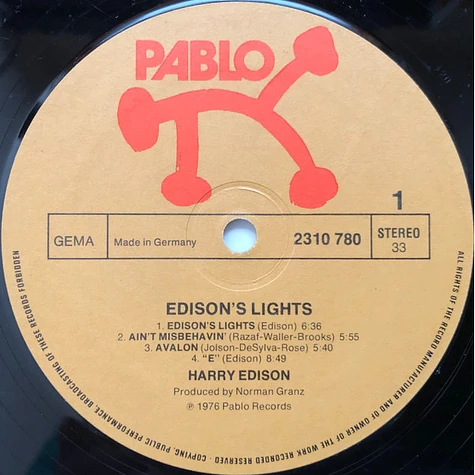 Harry Edison - Edison's Lights
