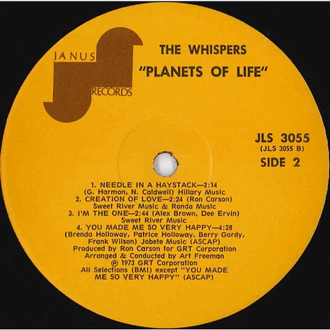 The Whispers - Planets Of Life