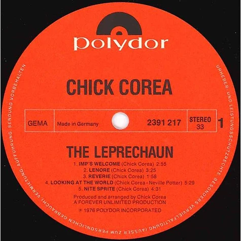 Chick Corea - The Leprechaun