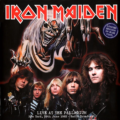 Iron Maiden - Live At Palladium New York 1982 Blue Vinyl Edtion