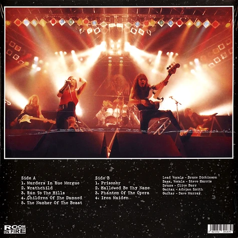 Iron Maiden - Live At Palladium New York 1982 Blue Vinyl Edtion