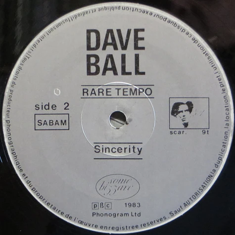 Dave Ball - Rare Tempo