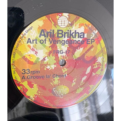 Aril Brikha - Art Of Vengeance EP - Vinyl 12